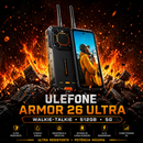 Ulefone Armor 26 Ultra 512GB — Walkie-Talkie 5G, Potência Máxima e Resistência Extrema 📡💪