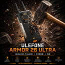 Ulefone Armor 26 Ultra 512GB — Walkie-Talkie 5G, Potência Máxima e Resistência Extrema 📡💪