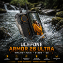 Ulefone Armor 26 Ultra 512GB — Walkie-Talkie 5G, Potência Máxima e Resistência Extrema 📡💪