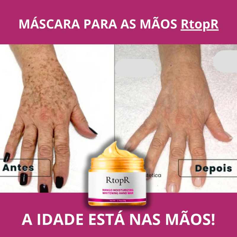 Máscara para as Mãos - RtopR - Acaba com manchas de idade. 50% DE DESCONTO + FRETE GRÁTIS