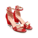 Essenza Sandália Rubi Fivela — Salto Bloco & Tira Fina ✨ 50% de DESCONTO + FRETE GRÁTIS