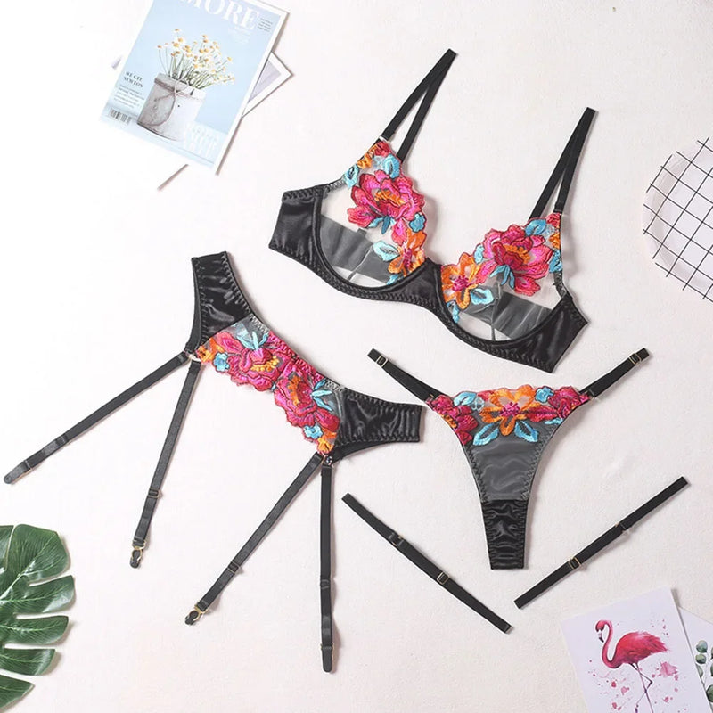 💎 Lingerie Luxo Color – Romântica, Ousada e Irresistível 🔥 50% de DESCONTO + FRETE GRÁTIS