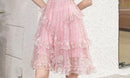 Essenza Vestido Renda Princesa Rosé — romântico & elegante ✨ 50% de DESCONTO + FRETE GRÁTIS!