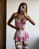 Essenza Fantasia Doméstica Charme Clássico — renda com avental ✨ 50% de DESCONTO + FRETE GRÁTIS!