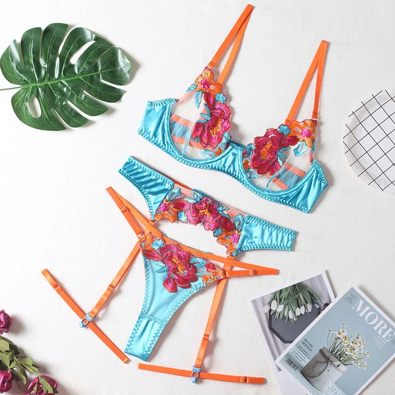 💎 Lingerie Luxo Color – Romântica, Ousada e Irresistível 🔥 50% de DESCONTO + FRETE GRÁTIS
