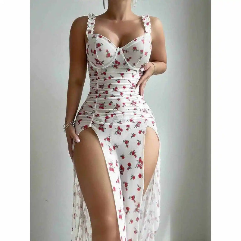 Essenza Camisola Morango Rosé — fendas duplas, bojo ✨ 50% de DESCONTO + FRETE GRÁTIS!