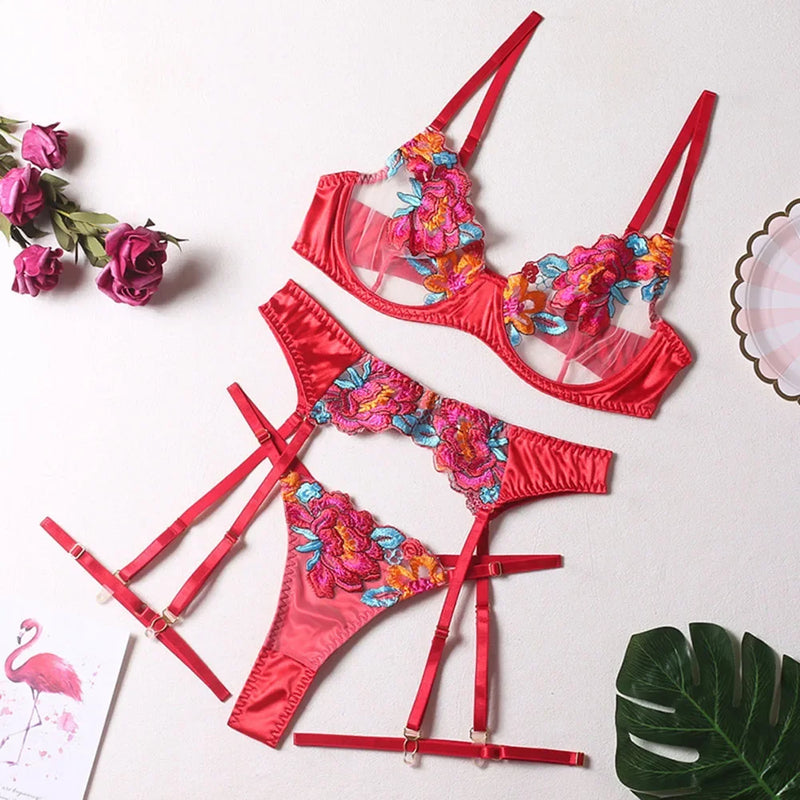 💎 Lingerie Luxo Color – Romântica, Ousada e Irresistível 🔥 50% de DESCONTO + FRETE GRÁTIS