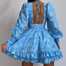 Essenza Vestido Floral Aura Romântica — babados & caimento leve ✨ 50% de DESCONTO + FRETE GRÁTIS!