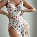 Essenza Camisola Morango Rosé — fendas duplas, bojo ✨ 50% de DESCONTO + FRETE GRÁTIS!