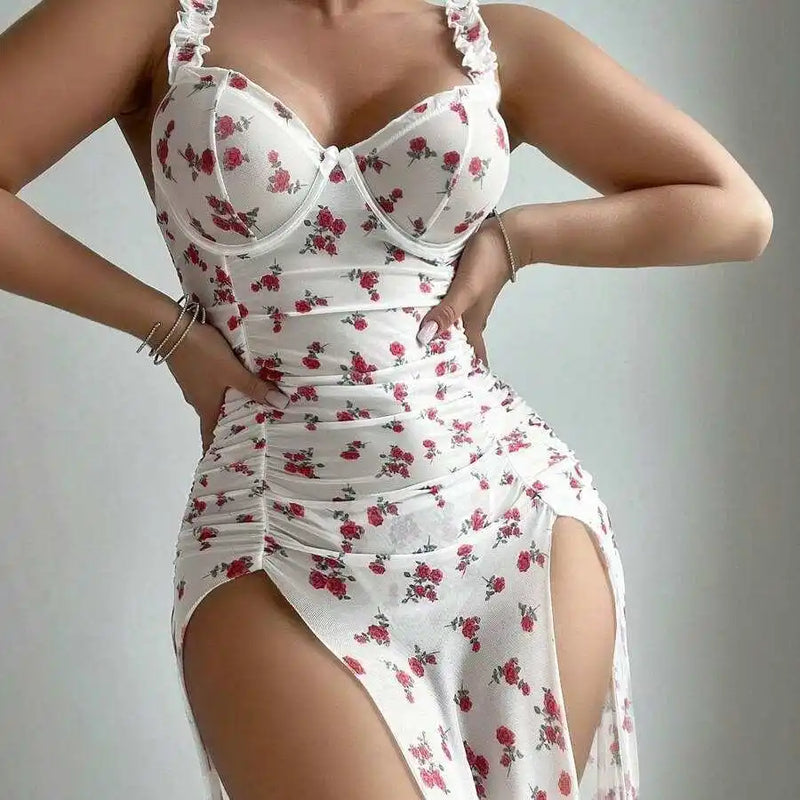 Essenza Camisola Morango Rosé — fendas duplas, bojo ✨ 50% de DESCONTO + FRETE GRÁTIS!