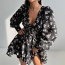 Essenza Vestido Floral Aura Romântica — babados & caimento leve ✨ 50% de DESCONTO + FRETE GRÁTIS!