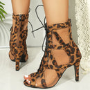 Essenza Sandália Onça Lace — Amarração & Tela ✨ 50% de DESCONTO + FRETE GRÁTIS!