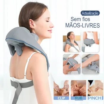 "Pró Master 11: O Inovador Massageador Cervical para Alívio e Relaxamento"