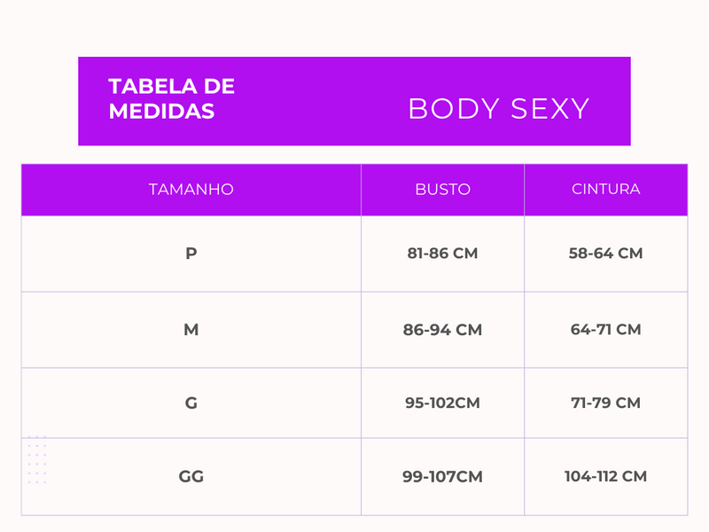 Body Romântico e Safado - 50% DE DESCONTO + FRETE GRÁTIS !